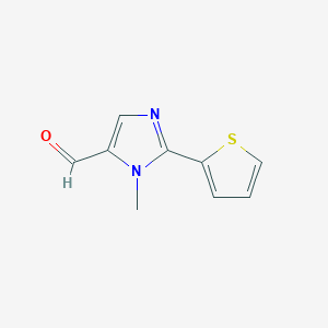 3-Methyl-2-thiophen-2-yl-3H-imidazole-4-carbaldehyde