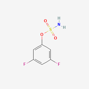 molecular formula C6H5F2NO3S B8299324 3,5-Difluorophenyl sulfamate 