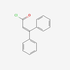 molecular formula C15H11ClO B8299356 3,3-Diphenylacryloyl chloride CAS No. 4456-79-5