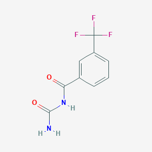 molecular formula C9H7F3N2O2 B8299383 3-Trifluoromethylbenzoylurea 
