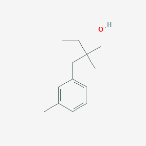 2-Methyl-2-(3-methylbenzyl)-butan-1-ol