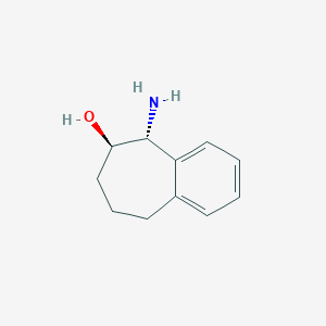 molecular formula C11H15NO B8299950 trans-5-amino-6,7,8,9-tetrahydro-5H-benzocyclo hepten-6-ol 