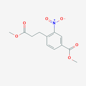 Methyl 4-(3-methoxy-3-oxopropyl)-3-nitrobenzoate