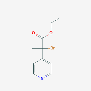 Ethyl 2-bromo-2-(pyridin-4-yl)propanoate