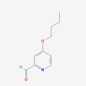 molecular formula C10H13NO2 B8300062 4-Butoxypyridine-2-carbaldehyde 