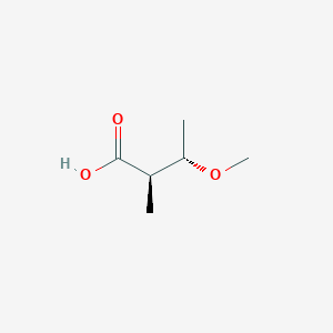 molecular formula C6H12O3 B8300138 (2R, 3S)-3-methoxy-2-methylbutyric acid 