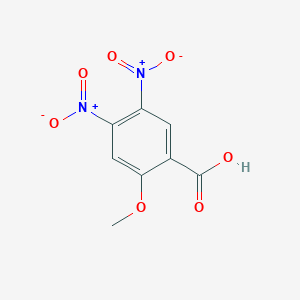 molecular formula C8H6N2O7 B8300313 2-Methoxy-4,5-dinitrobenzoic acid 