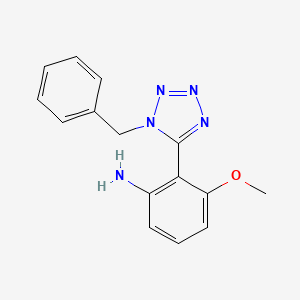 2-(1-Benzyl-1H-tetrazol-5-yl)-3-methoxyphenylamine