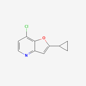 7-Chloro-2-cyclopropylfuro[3,2-b]pyridine