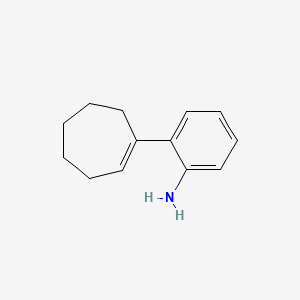 2-Cyclohept-1-enylphenylamine