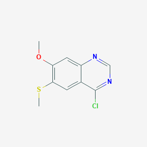 4-Chloro-7-methoxy-6-methylsulfanyl-quinazoline
