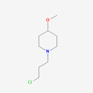 molecular formula C9H18ClNO B8300419 1-(3-Chloro-propyl)-4-methoxy-piperidine 