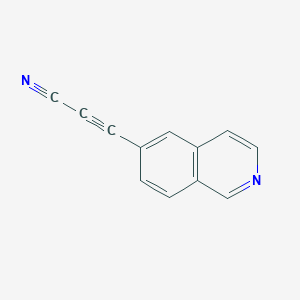molecular formula C12H6N2 B8300448 3-(Isoquinolin-6-yl)propiolonitrile CAS No. 1105710-06-2