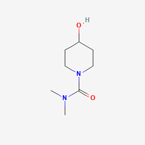 molecular formula C8H16N2O2 B8300476 4-hydroxy-N,N-dimethylpiperidine-1-carboxamide 