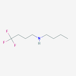 molecular formula C8H16F3N B8300527 N-butyl-4,4,4-trifluorobutan-1-amine 
