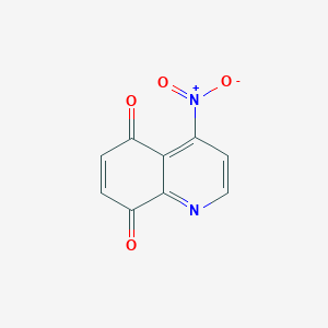 molecular formula C9H4N2O4 B8300535 4-Nitroquinoline-5,8-dione 