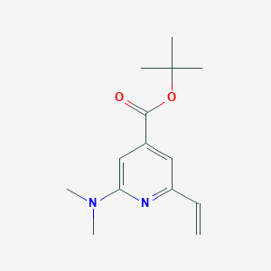 2-Dimethylamino-6-vinyl-isonicotinic acid tert-butyl ester