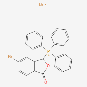 (6-Bromo-3-oxo-1,3-dihydroisobenzofuran-1-yl)triphenylphosphonium bromide