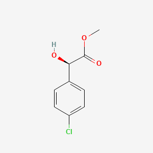 molecular formula C9H9ClO3 B8300623 (R)-Methyl 2-(4-chlorophenyl)-2-hydroxyacetate 