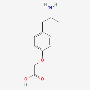 rac. 4-(2-Aminopropyl)phenoxyacetic acid