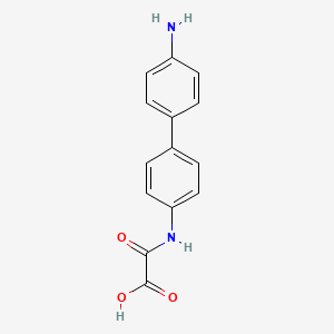 [(4'-Aminobiphenyl-4-yl)amino](oxo)acetic acid