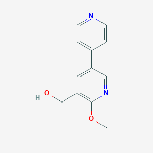 5-(4-Pyridinyl)-2-methoxy-3-pyridinemethanol