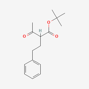 t-Butyl 2-(2-phenylethyl)-3-oxobutyrate
