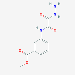 molecular formula C10H11N3O4 B8300858 Methyl 3-{[hydrazino(oxo)acetyl]amino}benzoate 