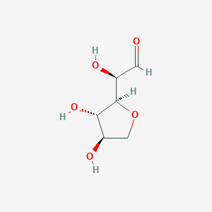 molecular formula C6H10O5 B083009 3,6-Anhydro-D-galactose CAS No. 14122-18-0