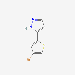 3-(4-bromo-2-thienyl)-1H-pyrazole