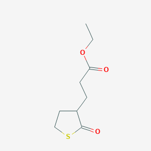 Ethyl 3-(2-oxotetrahydro-3-thiophenyl)propanoate