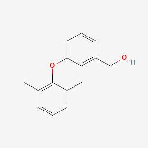molecular formula C15H16O2 B8300955 [3-(2,6-Dimethylphenoxy)phenyl]methanol CAS No. 691905-28-9
