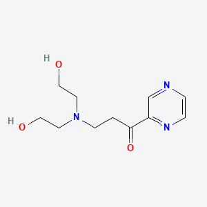 N,N-bis(2-hydroxyethyl)aminoethyl-2-pyrazylketone