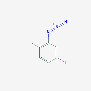 molecular formula C7H6IN3 B8301010 2-Azido-4-iodo-1-methylbenzene 