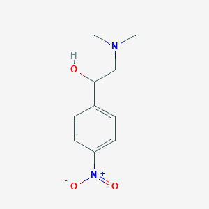 molecular formula C10H14N2O3 B8301071 1-(4-Nitrophenyl)-2-(dimethylamino)ethanol 