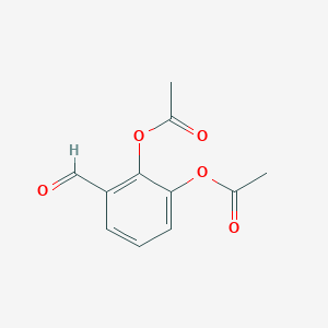 molecular formula C11H10O5 B8301127 2,3-Diacetoxybenzaldehyde 