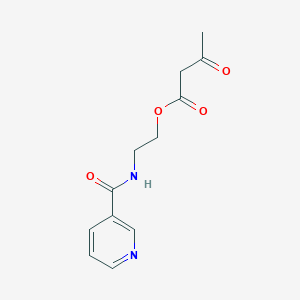 2-Nicotinoylaminoethyl acetoacetate