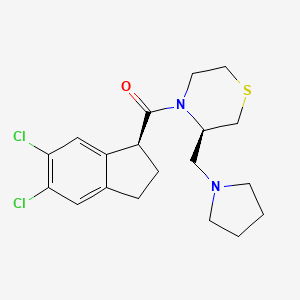 molecular formula C19H24Cl2N2OS B8301163 R-84760 free base CAS No. 157824-29-8
