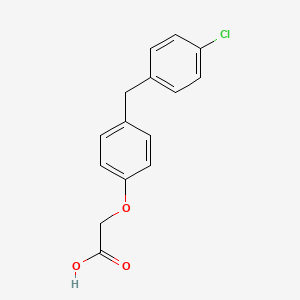 Acetic acid, 2-(4-(4-chlorobenzyl)phenoxy)-