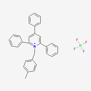 molecular formula C31H26BF4N B8301270 N-(4-methylbenzyl)-2,4,6-triphenylpyridinium tetrafluoroborate 