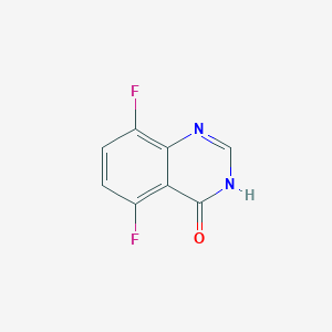 molecular formula C8H4F2N2O B8301327 5,8-Difluoroquinazolin-4-ol 