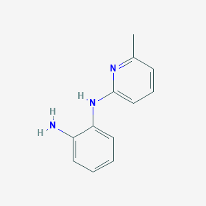 molecular formula C12H13N3 B8301396 N-(6-methylpyridine-2-yl)benzene-1,2-diamine 
