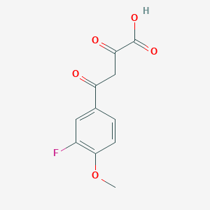 4-(3-Fluoro-4-methoxyphenyl)-4,2-dioxobutyric acid