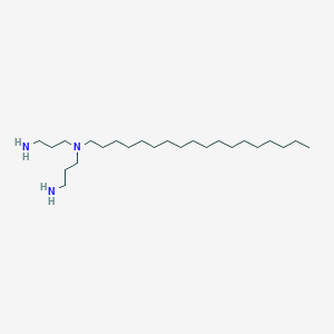 molecular formula C24H53N3 B8301472 n,n-Bis(3-aminopropyl)octadecylamine 