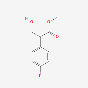 Methyl 2-(4-fluorophenyl)-3-hydroxypropanoate