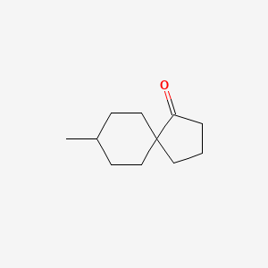 molecular formula C11H18O B8301568 8-Methylspiro[4,5]decan-1-one 