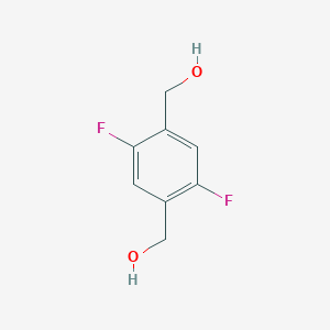 molecular formula C8H8F2O2 B8301580 alpha,alpha'-Dihydroxy-2,5-difluoro-paraxylene 