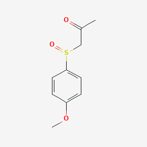 molecular formula C10H12O3S B8301640 (-)-4-Methoxyphenylsulfinylacetone 