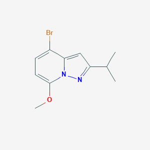 4-Bromo-2-isopropyl-7-methoxypyrazolo[1,5-a]pyridine