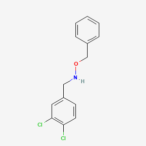 molecular formula C14H13Cl2NO B8301668 o-Benzyl-n-(3,4-dichlorobenzyl)-hydroxylamine 